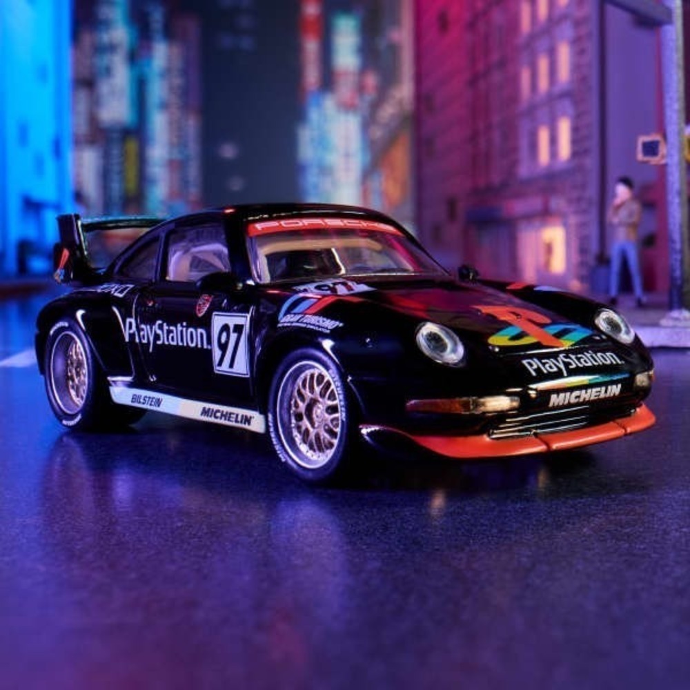 Hot Wheels Elite 64 Porsche 911 GT2 EVO 993 PlayStation #97 Mattel - IN HAND